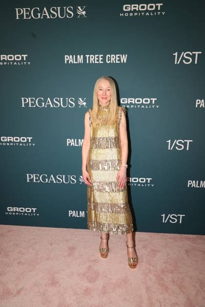 HALLANDALE, FLORIDA - JANUARY 24: Belinda Stronach attends the Pegasus World Cup at Gulfstream Park on January 24, 2026 in Hallandale, Florida. People: Belinda Stronach Copyright: xhoome.com MediaPunchx
