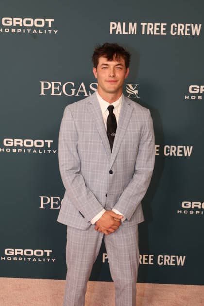 HALLANDALE, FLORIDA - JANUARY 24: Griffin Johnson and Macy Broyles attends the Pegasus World Cup at Gulfstream Park on January 24, 2026 in Hallandale, Florida. People: Griffin Johnson and Macy Broyles Copyright: xhoome.com MediaPunchx