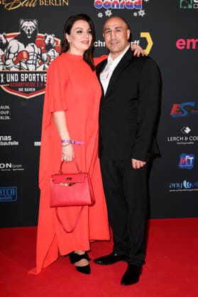 Arthur Abraham with wife Lusya Hovhannisyan at the Press Ball Berlin 2026 at the JW Marriott Hotel Berlin, 24 01 2026 Foto:xN.xKubelkax xFuturexImagex presseball_6103