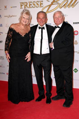 Margret Wegner, Mario Koss and Ulli Wegner at the Berlin 2026 Press Ball at the JW Marriott Hotel Berlin, 24 01 2026 Foto:xN.xKubelkax xFuturexImagex presseball_6109