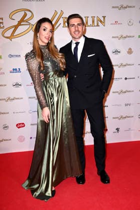 Dennis Ivanovic with girlfriend Maya Neuwirth at the Berlin 2026 Press Ball at the JW Marriott Hotel Berlin, 24 01 2026 Foto:xN.xKubelkax xFuturexImagex presseball_6112