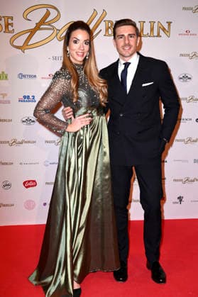 Dennis Ivanovic with girlfriend Maya Neuwirth at the Berlin 2026 Press Ball at the JW Marriott Hotel Berlin, 24 01 2026 Foto:xN.xKubelkax xFuturexImagex presseball_6113