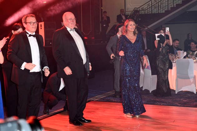 Walter Kohl and Christiane Zander at the Berlin 2026 Press Ball at the JW Marriott Hotel Berlin, 24 01 2026 Foto:xN.xKubelkax xFuturexImagex presseball_6117