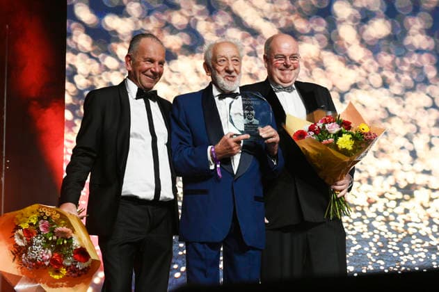 Mario Koss, Dieter Hallervorden and Walter Kohl at the Press Ball Berlin 2026 at the JW Marriott Hotel Berlin, 24 01 2026 Foto:xN.xKubelkax xFuturexImagex presseball_6128