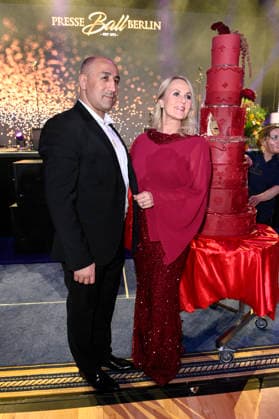 Arthur Abraham and Anja Petzold at the Press Ball Berlin 2026 at the JW Marriott Hotel Berlin, 24 01 2026 Foto:xN.xKubelkax xFuturexImagex presseball_6136