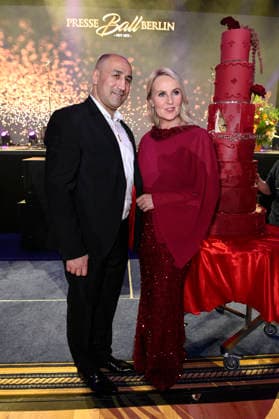 Arthur Abraham and Anja Petzold at the Press Ball Berlin 2026 at the JW Marriott Hotel Berlin, 24 01 2026 Foto:xN.xKubelkax xFuturexImagex presseball_6139