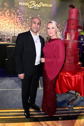 Arthur Abraham and Anja Petzold at the Press Ball Berlin 2026 at the JW Marriott Hotel Berlin, 24 01 2026 Foto:xN.xKubelkax xFuturexImagex presseball_6140