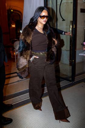 Rihanna and her partner A AP Rocky went to dinner at the Plaza Athénée in Paris on January 24, 2026 Yehiel Chekroune Bestimage Rihanna and her partner A AP Rocky went to dinner at the Plaza Athénée in Paris on January 24, 2026 Paris France  Copyright: xYehielxChekrounex xBestimagexYehielxChekrounex xBestimagex