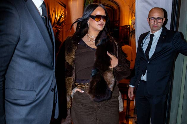 Rihanna and her partner A AP Rocky went to dinner at the Plaza Athénée in Paris on January 24, 2026 Yehiel Chekroune Bestimage Rihanna and her partner A AP Rocky went to dinner at the Plaza Athénée in Paris on January 24, 2026 Paris France  Copyright: xYehielxChekrounex xBestimagexYehielxChekrounex xBestimagex