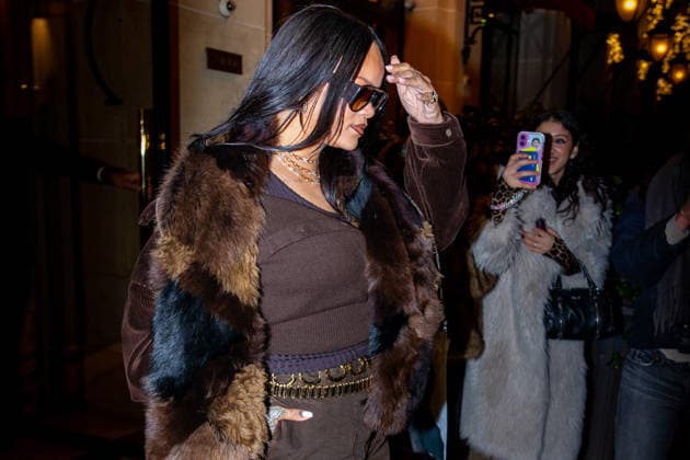 Rihanna and her partner A AP Rocky went to dinner at the Plaza Athénée in Paris on January 24, 2026 Yehiel Chekroune Bestimage Rihanna and her partner A AP Rocky went to dinner at the Plaza Athénée in Paris on January 24, 2026 Paris France  Copyright: xYehielxChekrounex xBestimagexYehielxChekrounex xBestimagex