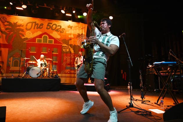 The 502s performing at the Forum in London LONDON, ENGLAND - JANUARY 24: Joe Capati of ˜The 502s™ performing at the Forum on January 24, 2026 in London, England. CAP MAR MAR Great Britain Copyright: xMartinxHarris CapitalxPicturesx