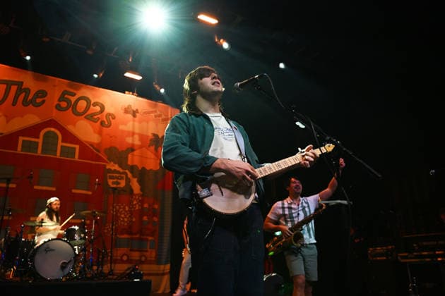 The 502s performing at the Forum in London LONDON, ENGLAND - JANUARY 24: Eddie Isola of ˜The 502s™ performing at the Forum on January 24, 2026 in London, England. CAP MAR MAR Great Britain Copyright: xMartinxHarris CapitalxPicturesx