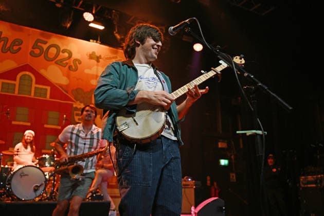 The 502s performing at the Forum in London LONDON, ENGLAND - JANUARY 24: Eddie Isola of ˜The 502s™ performing at the Forum on January 24, 2026 in London, England. CAP MAR MAR Great Britain Copyright: xMartinxHarris CapitalxPicturesx