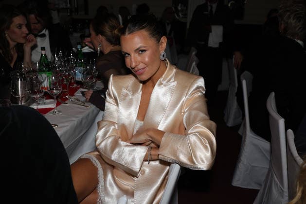 German Film Ball 2026 Laura Wontorra German TV presenter in the ballroom at the After Show Party 50 German Film Ball 2026 on 24 01 2026 at the Hotel Bayerischer Hof in Munich Bavaria, Germany
