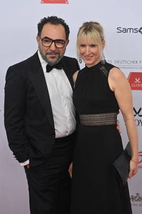 Adnan MARAL Actor with wife Franziska 50 German Film Ball, Red Carpet, on 24 01 2026 at H o t e l B a y e r i s c h e r H o f, M u e n c h e n