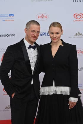 Golo EULER Actor , Rosalie Thomass Actress , 50 German Film Ball, Red Carpet, on 24 01 2026 at the H o t e l B a y e r i s h o f, M u e n c h e n