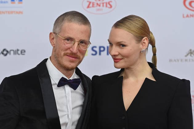 Golo EULER Actor , Rosalie Thomass Actress , 50 German Film Ball, Red Carpet, on 24 01 2026 at the H o t e l B a y e r i s h o f, M u e n c h e n