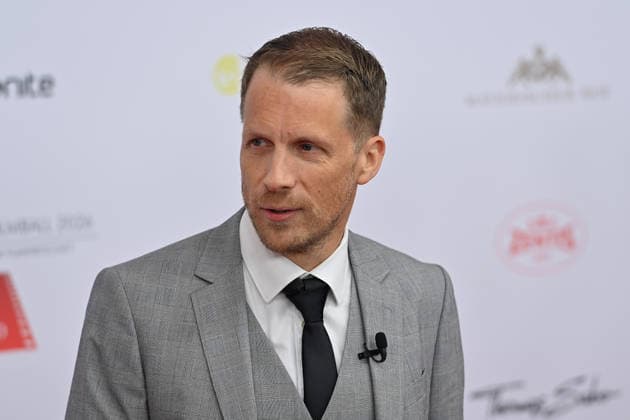 Oliver POCHER Presenter,Coemdian , single picture,cropped single motif,portrait,portrait,portrait 50 German Film Ball, Red Carpet, Red Carpet, on 24 01 2026 at the H o t e l B a y e r i s c h e r H o f, M u e n c h e n
