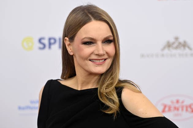 Martina HILL Comedian, single picture, cropped single motif, portrait, portrait, portrait 50 German Film Ball, Red Carpet, Red Carpet, on 24 01 2026 at the H o t e l B a y e r i s c h e r H o f, M u e n c h e n