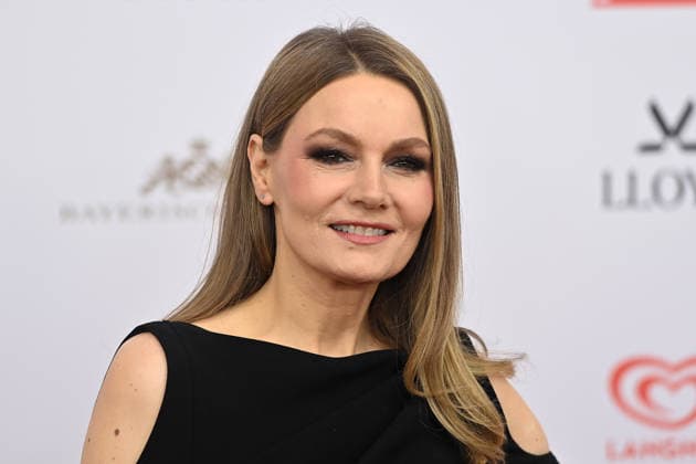 Martina HILL Comedian, single picture, cropped single motif, portrait, portrait, portrait 50 German Film Ball, Red Carpet, Red Carpet, on 24 01 2026 at the H o t e l B a y e r i s c h e r H o f, M u e n c h e n