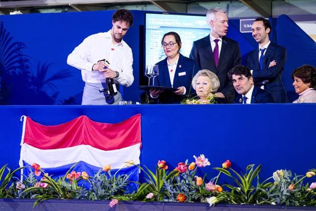Amsterdam, The Netherlands, 2026-01-24 20:09:57 AMSTERDAM, January 24, 2026, RAI Princess Beratrix and Princess Margarita at Jumping Amsterdam 2025. For four days, RAI Amsterdam will be all about top-level sport, entertainment, and atmosphere. PHOTO: NLBeeld Patrick van Emst Credit: NL Beeld Patrick van Emst  Copyright: xx x