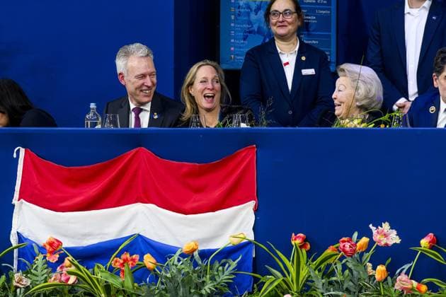 Amsterdam, The Netherlands, 2026-01-24 20:56:21 AMSTERDAM, January 24, 2026, RAI Princess Beratrix and Princess Margarita at Jumping Amsterdam 2025. For four days, RAI Amsterdam will be all about top-level sport, entertainment, and atmosphere. PHOTO: NLBeeld Patrick van Emst Credit: NL Beeld Patrick van Emst  Copyright: xx x