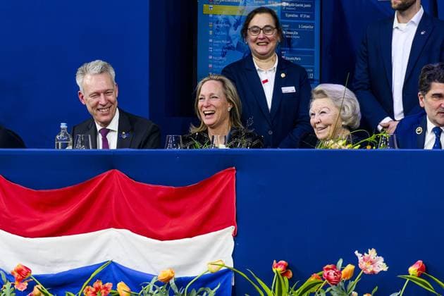 Amsterdam, The Netherlands, 2026-01-24 20:56:22 AMSTERDAM, January 24, 2026, RAI Princess Beratrix and Princess Margarita at Jumping Amsterdam 2025. For four days, RAI Amsterdam will be all about top-level sport, entertainment, and atmosphere. PHOTO: NLBeeld Patrick van Emst Credit: NL Beeld Patrick van Emst  Copyright: xx x