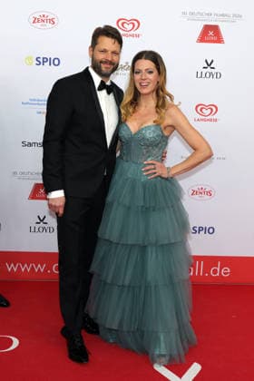 German Film Ball 2026 Peter Thorwarth and Nele Kiper on the red carpet 50 German Film Ball 2026 on 24 01 2026 at the Hotel Bayerischer Hof in Munich Bavaria, Germany