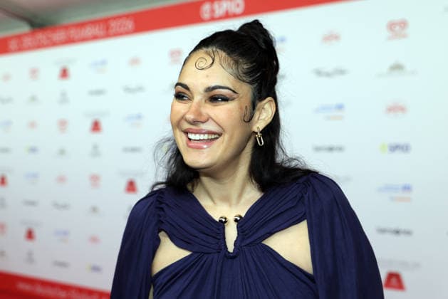 German Film Ball 2026 Nilam Farooq German actress on the red carpet 50 German Film Ball 2026 on 24 01 2026 at Hotel Bayerischer Hof in Munich Bavaria, Germany