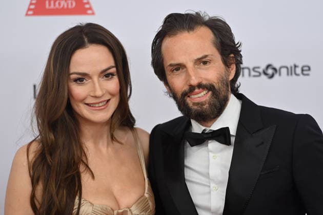 Kara Hecker and Quirin Berg, 50 German Film Ball, Red Carpet, on 24 01 2026 at the H o t e l B a y e r i s h o f, M u e n c h e n