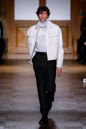 Hermès Mens Ready to Wear Autumn Winter 2026 2027 Collection fashion show during Paris Fashion Week PFW at Palais Brongniart on January 24, 2026 Hermès Mens Ready to Wear Autumn Winter 2026 2027 Collection fashion show during Paris Fashion Week PFW at Palais Brongniart on January 24, 2026 Paris France  Copyright: xAgencex xBestimagexAgencex xBestimagex