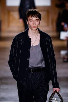 Hermès Mens Ready to Wear Autumn Winter 2026 2027 Collection fashion show during Paris Fashion Week PFW at Palais Brongniart on January 24, 2026 Hermès Mens Ready to Wear Autumn Winter 2026 2027 Collection fashion show during Paris Fashion Week PFW at Palais Brongniart on January 24, 2026 Paris France  Copyright: xAgencex xBestimagexAgencex xBestimagex