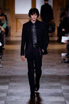 Hermès Mens Ready to Wear Autumn Winter 2026 2027 Collection fashion show during Paris Fashion Week PFW at Palais Brongniart on January 24, 2026 Hermès Mens Ready to Wear Autumn Winter 2026 2027 Collection fashion show during Paris Fashion Week PFW at Palais Brongniart on January 24, 2026 Paris France  Copyright: xAgencex xBestimagexAgencex xBestimagex