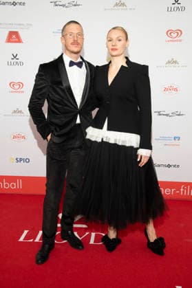 Golo Euler and Rosalie Thomass at the 50 German Film Ball 2026 at the Hotel Bayerischer Hof Munich, 24 01 2026 Foto:xF.xKernx xFuturexImagex filmball_6146