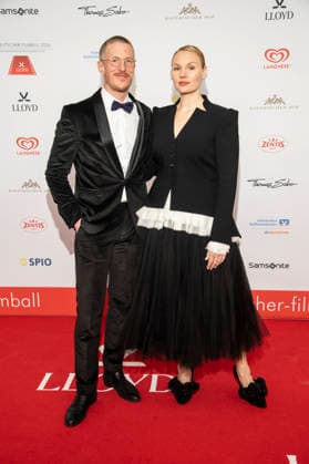 Golo Euler and Rosalie Thomass at the 50 German Film Ball 2026 at the Hotel Bayerischer Hof Munich, 24 01 2026 Foto:xF.xKernx xFuturexImagex filmball_6147