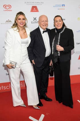 Mona Buckenmaier, Jürgen Buckenmaier and Martina Buckenmaier at the 50 German Film Ball 2026 at the Hotel Bayerischer Hof Munich, 24 01 2026 Foto:xF.xKernx xFuturexImagex filmball_6171