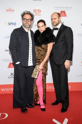 Uli Hanisch, Bibiana Beglau and Moritz Führmann at the 50 German Film Ball 2026 at the Hotel Bayerischer Hof Munich, 24 01 2026 Foto:xF.xKernx xFuturexImagex filmball_6172
