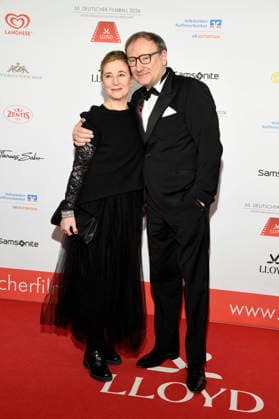 Rainer Bock with wife Christina Scholz at the 50 German Film Ball 2026 at the Hotel Bayerischer Hof Munich, 24 01 2026 Foto:xF.xKernx xFuturexImagex filmball_6238