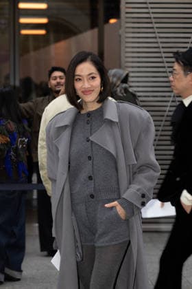Guest Arrivées au défilé Sacai Collection Homme Prêt à Porter Automne Hiver 2026 2027 lors de la Fashion Week de Paris PFW le 25 janvier 2026 Shana Abitbol Bestimage Arriving at the Sacai Mens Ready to Wear Fall Winter 2026 2027 Collection show during Paris Fashion Week PFW on January 25, 2026 Paris France  Copyright: xShanaxAbitbolx xBestimagexShanaxAbitbolx xBestimagex