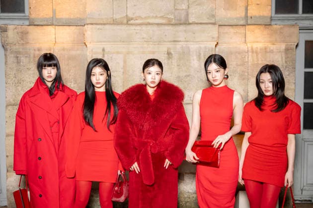 Entertainment Bilder des Tages PFW Jacquemus photocall EB Yunah, Wonhee, Moka, Minju and Iroha attend the Jacquemus Menswear Fall Winter 2026-2027 show as part of Paris Fashion Week on January 25, 2026 in Paris, France. Photo by Eliot Blondet ABACAPRESS.COM Paris France France  Copyright: xBlondetxEliot ABACAx