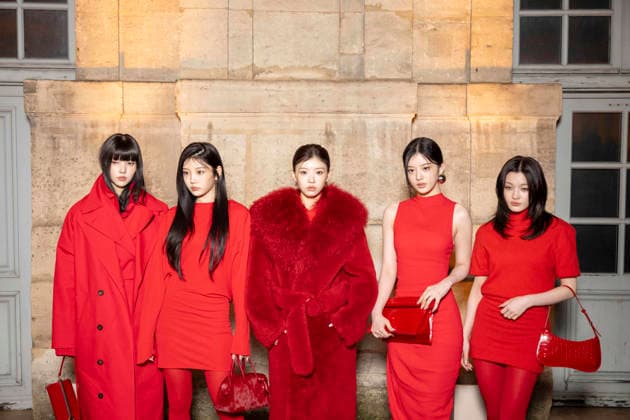 PFW Jacquemus photocall EB Yunah, Wonhee, Moka, Minju and Iroha attend the Jacquemus Menswear Fall Winter 2026-2027 show as part of Paris Fashion Week on January 25, 2026 in Paris, France. Photo by Eliot Blondet ABACAPRESS.COM Paris France France  Copyright: xBlondetxEliot ABACAx