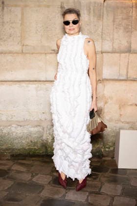 PFW Jacquemus photocall EB Elli Medeiros attends the Jacquemus Menswear Fall Winter 2026-2027 show as part of Paris Fashion Week on January 25, 2026 in Paris, France. Photo by Eliot Blondet ABACAPRESS.COM Paris France France  Copyright: xBlondetxEliot ABACAx
