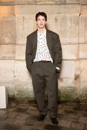 PFW Jacquemus photocall EB Manu Rios Fernandez attends the Jacquemus Menswear Fall Winter 2026-2027 show as part of Paris Fashion Week on January 25, 2026 in Paris, France. Photo by Eliot Blondet ABACAPRESS.COM Paris France France  Copyright: xBlondetxEliot ABACAx