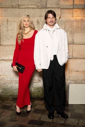 PFW Jacquemus photocall EB Josh Hartnett and Tamsin Egerton attends the Jacquemus Menswear Fall Winter 2026-2027 show as part of Paris Fashion Week on January 25, 2026 in Paris, France. Photo by Eliot Blondet ABACAPRESS.COM Paris France France  Copyright: xBlondetxEliot ABACAx