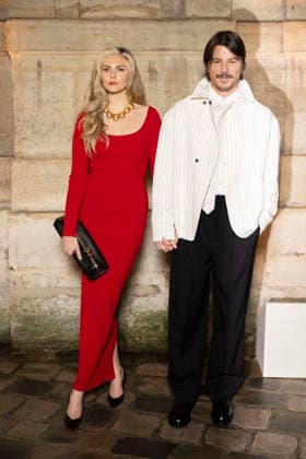 PFW Jacquemus photocall EB Josh Hartnett and Tamsin Egerton attends the Jacquemus Menswear Fall Winter 2026-2027 show as part of Paris Fashion Week on January 25, 2026 in Paris, France. Photo by Eliot Blondet ABACAPRESS.COM Paris France France  Copyright: xBlondetxEliot ABACAx