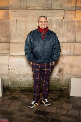 PFW Jacquemus photocall EB Jean Charles de Castelbajac attends the Jacquemus Menswear Fall Winter 2026-2027 show as part of Paris Fashion Week on January 25, 2026 in Paris, France. Photo by Eliot Blondet ABACAPRESS.COM Paris France France  Copyright: xBlondetxEliot ABACAx