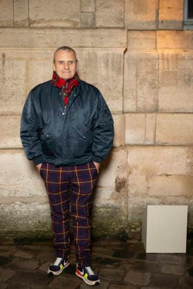 PFW Jacquemus photocall EB Jean Charles de Castelbajac attends the Jacquemus Menswear Fall Winter 2026-2027 show as part of Paris Fashion Week on January 25, 2026 in Paris, France. Photo by Eliot Blondet ABACAPRESS.COM Paris France France  Copyright: xBlondetxEliot ABACAx