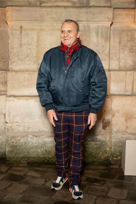 PFW Jacquemus photocall EB Jean Charles de Castelbajac attends the Jacquemus Menswear Fall Winter 2026-2027 show as part of Paris Fashion Week on January 25, 2026 in Paris, France. Photo by Eliot Blondet ABACAPRESS.COM Paris France France  Copyright: xBlondetxEliot ABACAx