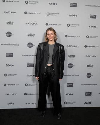 January 25, 2026, Park City, Utah, USA: Sundance Film Festival 2026: JARIPEO Film Premiere: Producer SARAH STRUNIN, poses on the red carpet ahead of the premiere of the film Jaripeo. Park City USA - ZUMAi207 20260125_zsp_i207_052 Copyright: xAbramxImanx