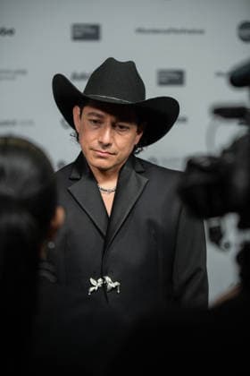 January 25, 2026, Park City, Utah, USA: Sundance Film Festival 2026: JARIPEO Film Premiere: Co-director EFRAIN MOJICA answers questions ahead of the premiere of the film Jaripeo. Park City USA - ZUMAi207 20260125_zsp_i207_054 Copyright: xAbramxImanx